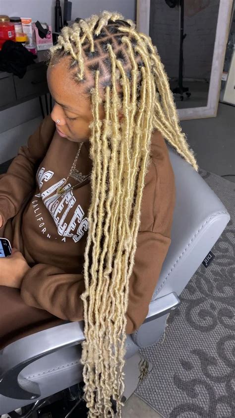 platinum locs|platinum blonde locs.